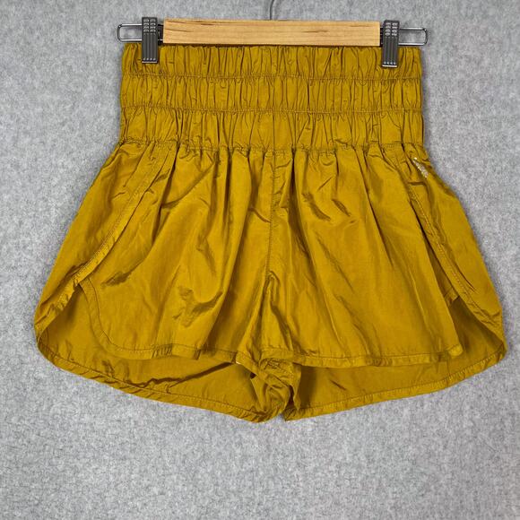 Free People Movement Gold The Way Home Shorts Size Small - Picture 1 of 8
